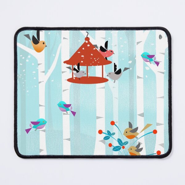 Item preview, Cute Winter Birds designed and sold by mirimo.
