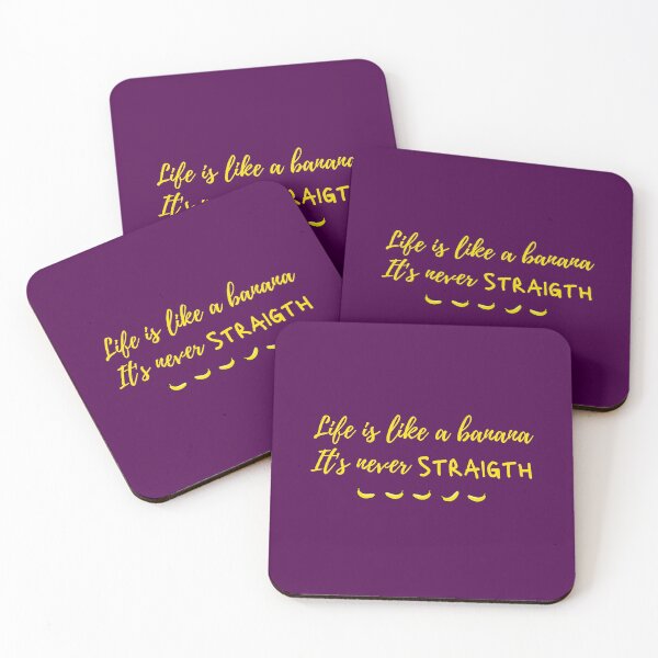 Item preview, Life is Like a Banana It's Never Straight - Inspiring designed and sold by DoherDesigns.