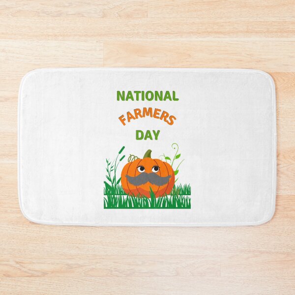 Item preview, National Farmers Day October 12th Pumpkin Design designed and sold by H3designs.