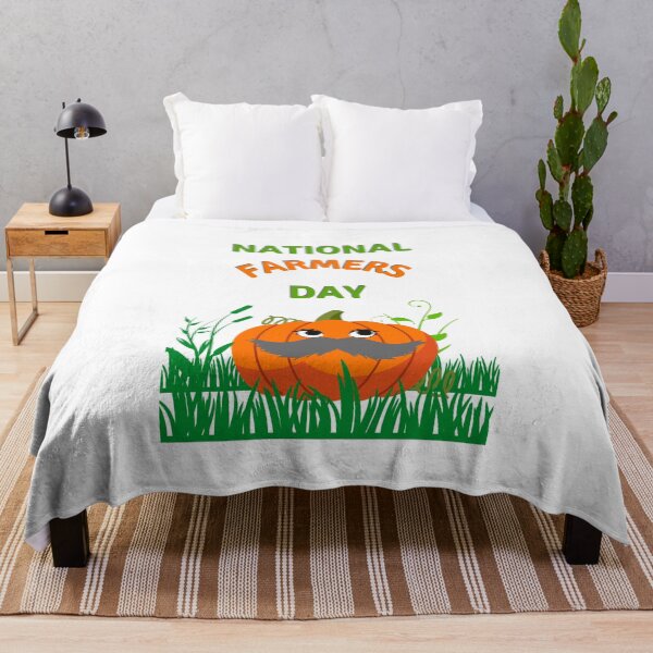 Item preview, National Farmers Day October 12th Pumpkin Design designed and sold by H3designs.