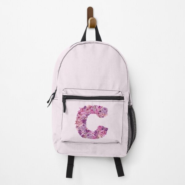 Item preview, Letter C | Pink Flower Pattern | Letter Art | Typography | Monogram | Initial designed and sold by hayleylauren.