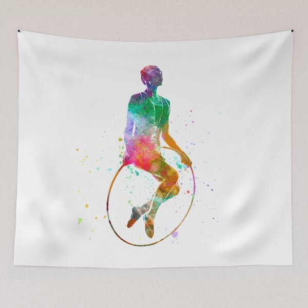 Item preview, watercolor rhythmic gymnastics designed and sold by paulrommer.