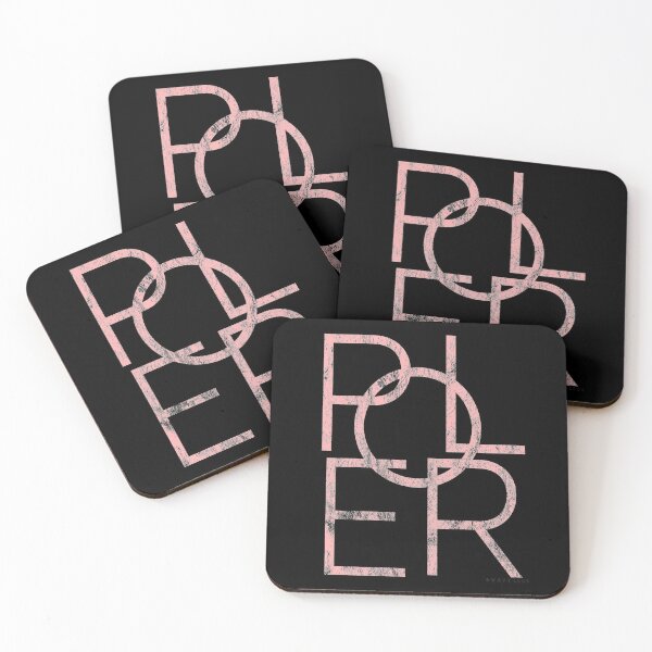 Item preview, POLER Pole Dancer Pink Distressed designed and sold by WAVYLEGS.