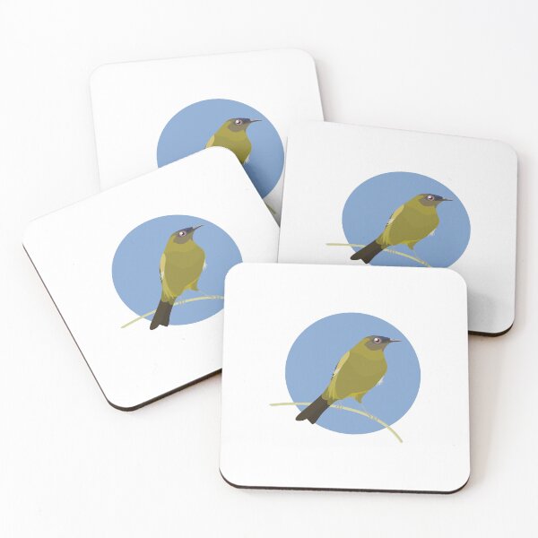 Item preview, New Zealand native birds Bellbird designed and sold by Photoshophreak.