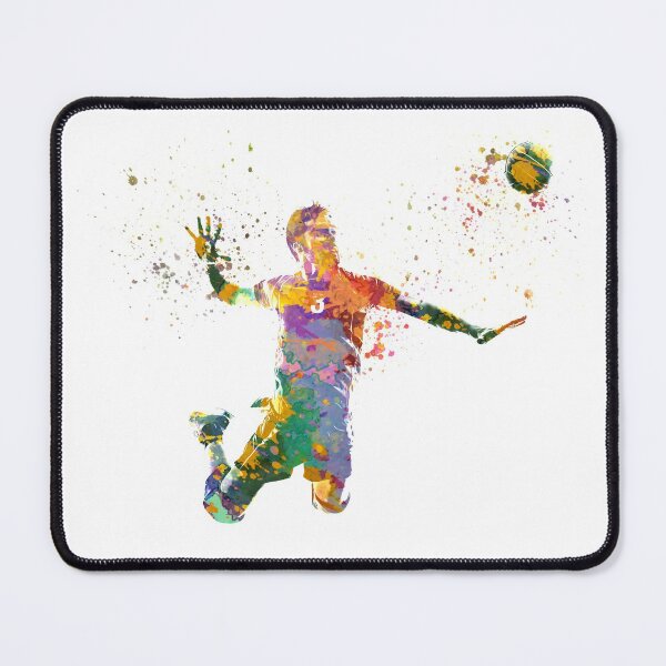 Item preview, Volleyball player in watercolor designed and sold by paulrommer.