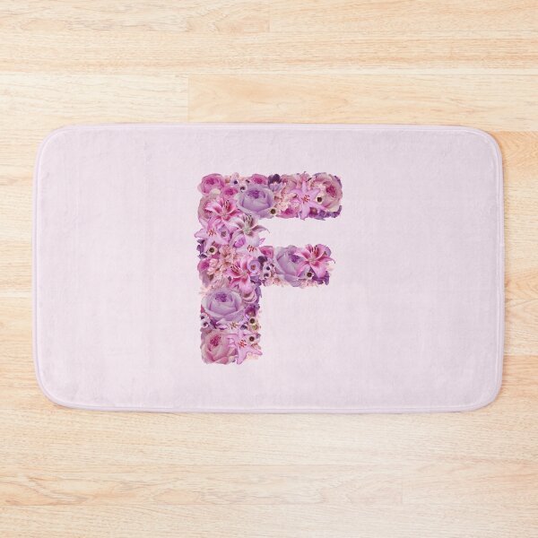Item preview, Letter F | Pink Flower Pattern | Letter Art | Typography designed and sold by hayleylauren.
