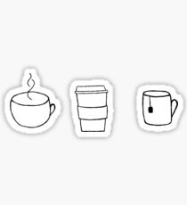coffee, tea, cocoa Sticker