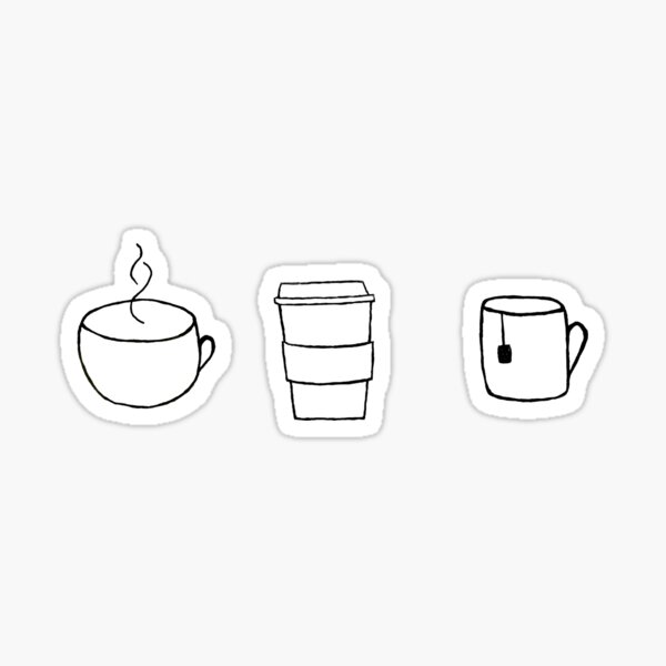 coffee, tea, cocoa Sticker