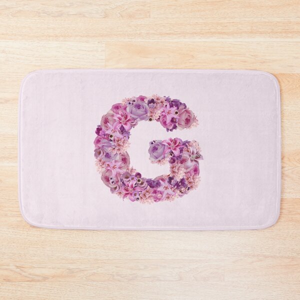 Item preview, Letter G | Pink Flower Pattern | Letter Art | Typography designed and sold by hayleylauren.