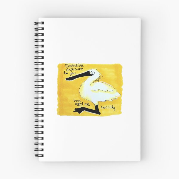 Item preview, Horribly Aged Spoonbill designed and sold by crabkazoo.