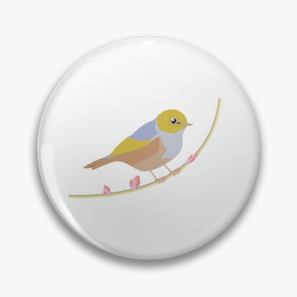 Item preview, New Zealand native bird Silvereye designed and sold by Photoshophreak.