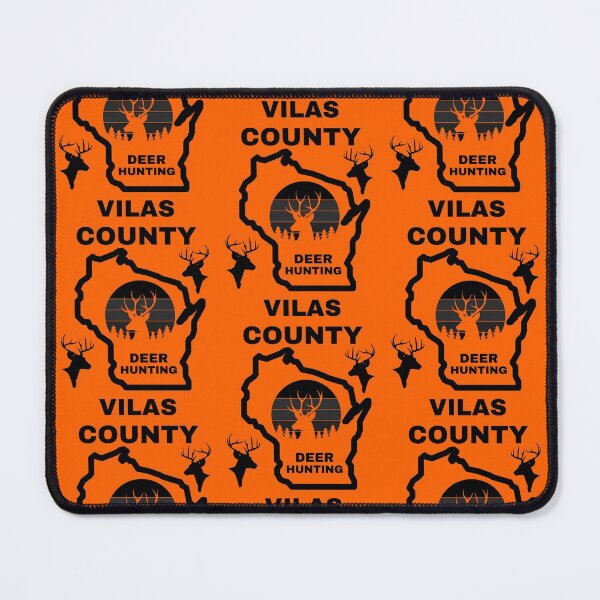 Item preview, Wisconsin Deer Hunter Vilas County designed and sold by WoodburyLake.