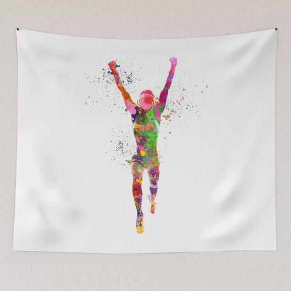 Item preview, Winning athlete in watercolor designed and sold by paulrommer.