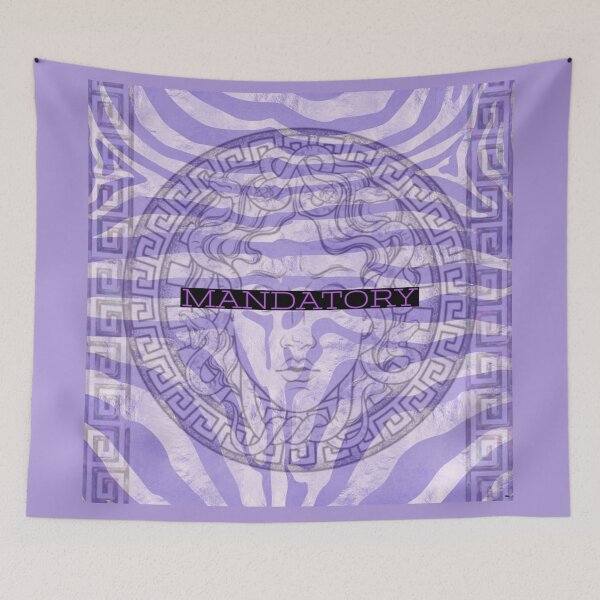 Item preview, Mandatory question purple zebra  designed and sold by Mandatory.
