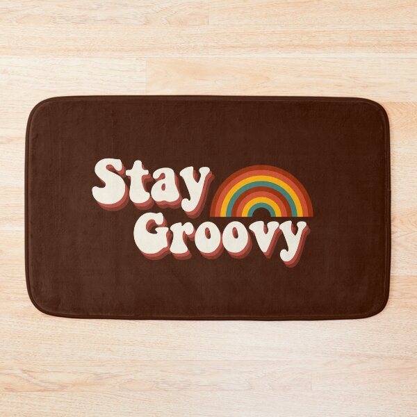 Item preview, Stay Groovy Rainbow 70's Print designed and sold by thepinecones.