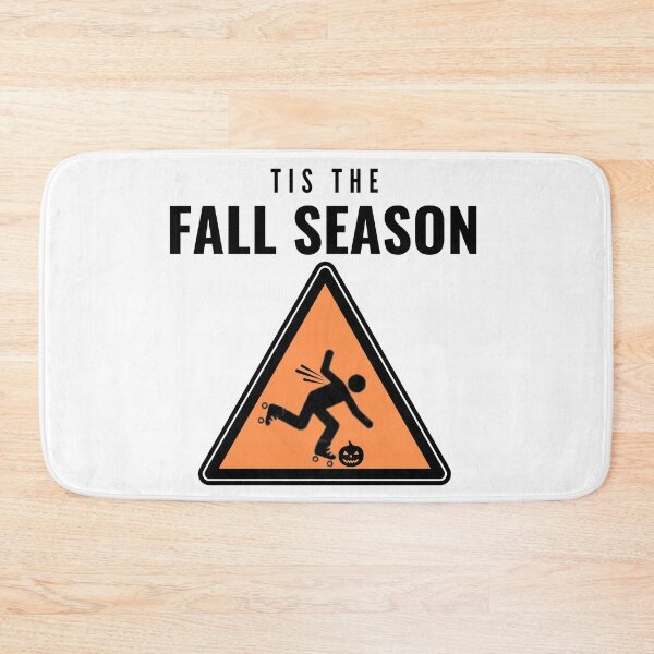 Item preview, Tis the Fall Risk - Roller Skater Falling Sign Funny Pumpkin designed and sold by KreativeLaedy.
