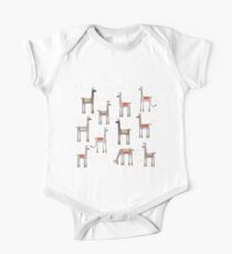 Llamas in the Meadow One Piece - Short Sleeve