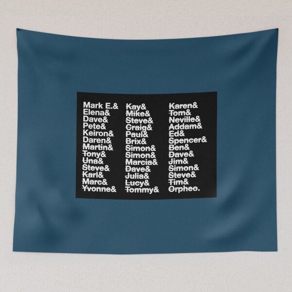 Item preview, The Fall band roster shirt  designed and sold by shopluaquan.