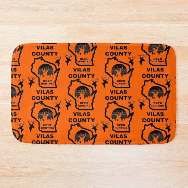 Item preview, Wisconsin Deer Hunter Vilas County designed and sold by WoodburyLake.