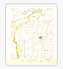 USGS TOPO Map California CA Lemoore 296236 1927 31680 geo Sticker