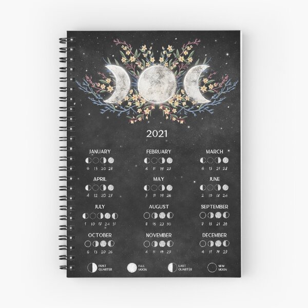 Item preview, Moon Phases Calendar designed and sold by CrystalsRemain.