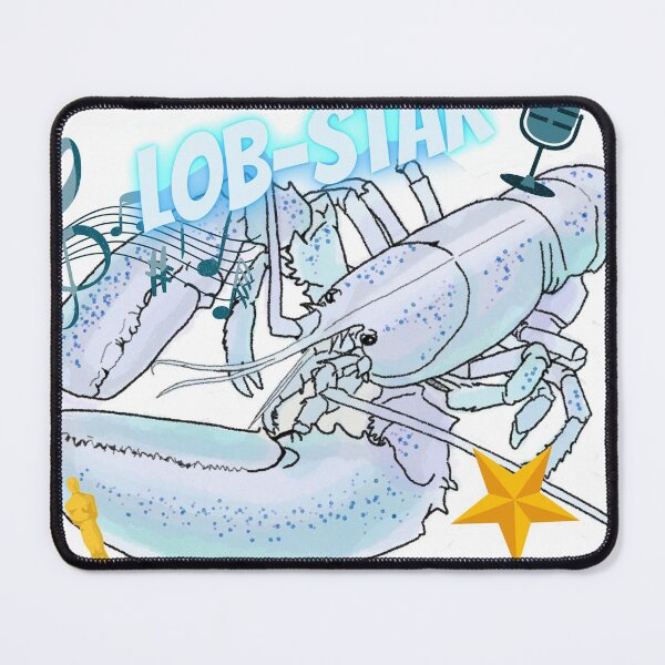 Item preview, Lob-Star - Funny Lobster Pun designed and sold by BunnyBizarre.