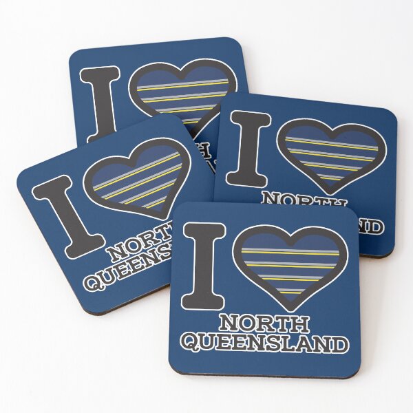 Item preview, “I love North Queensland” Apparels, Merchandise, T Shirts, Leggings, Skirt, Mask, Apron, Bags designed and sold by Ink Inc.