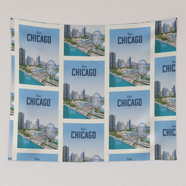 Item preview, Visit Chicago  designed and sold by Mercury Club.
