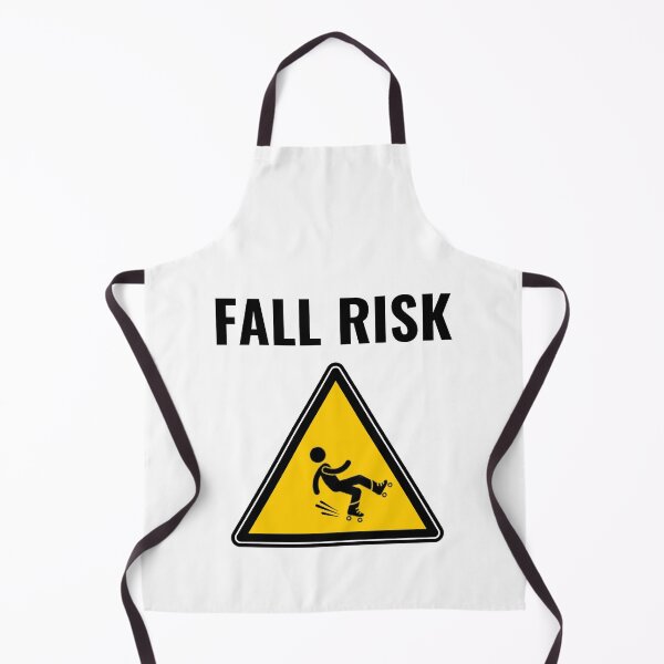 Item preview, Fall Risk - Roller Skater Falling Sign Funny designed and sold by KreativeLaedy.