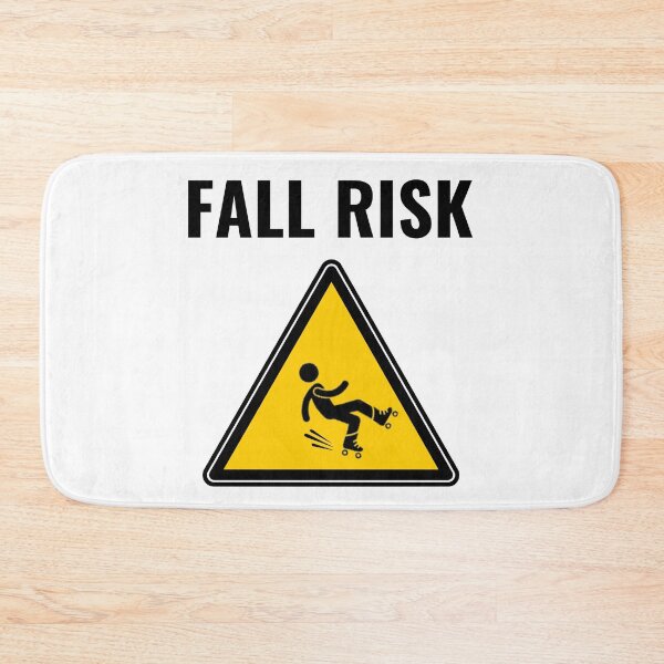 Item preview, Fall Risk - Roller Skater Falling Sign Funny designed and sold by KreativeLaedy.