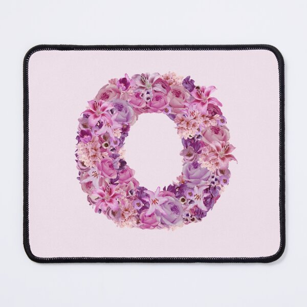 Item preview, Letter O | Pink Flower Pattern | Letter Art | Typography designed and sold by hayleylauren.