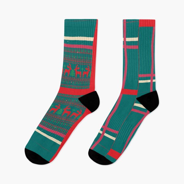Item preview, DEERS GREEN RED CHRISTMAS designed and sold by OMdesign10.