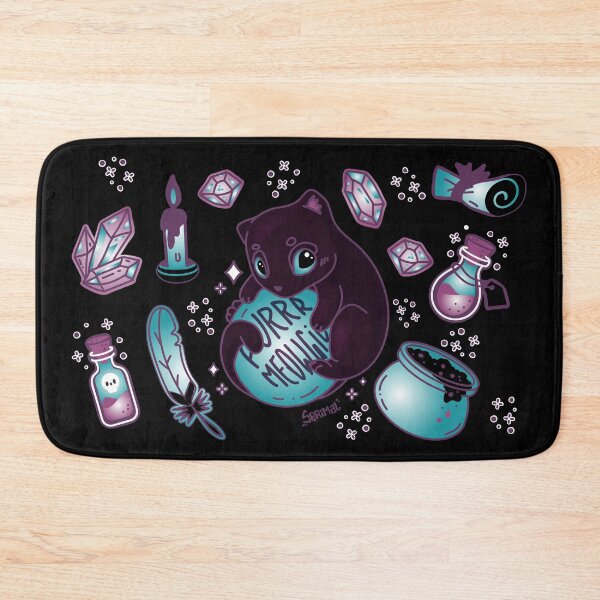 Item preview, Purr meowgic black magic cat designed and sold by SPIRIMAL.