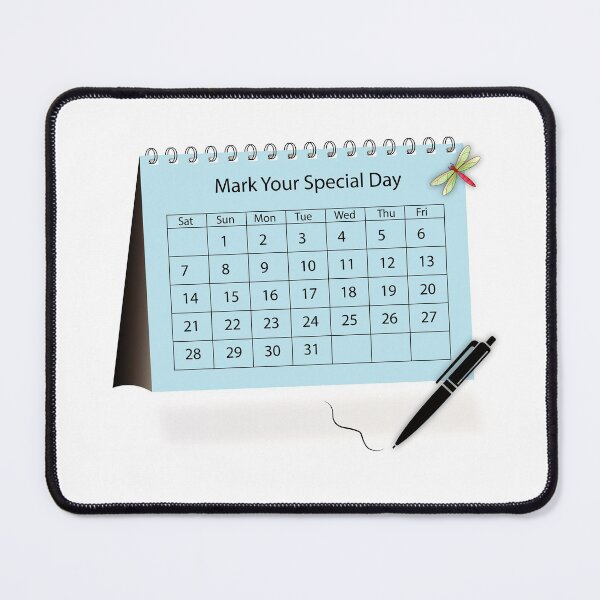 Item preview, calendar design T-shirt | Mark Your Special Day designed and sold by Billium Halder.