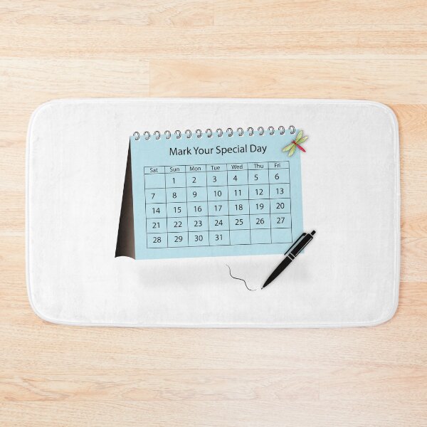 Item preview, calendar design T-shirt | Mark Your Special Day designed and sold by Billium Halder.