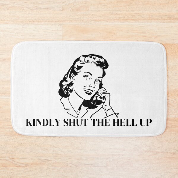 Item preview, Shut the hell up retro designed and sold by NightOwlPrint.