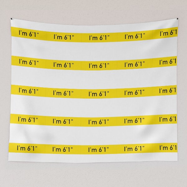 Item preview, I'm 6'1" height designed and sold by CreatorHub.