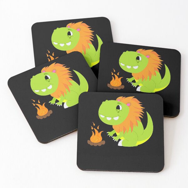 Item preview, Cute Leo Zodiac Sign Lion Astrology T-Rex Dinosaur Horoscope designed and sold by RJ-Art.
