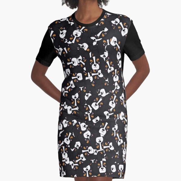 Mini Cavalier King Charles Spaniel Graphic T-Shirt Dress