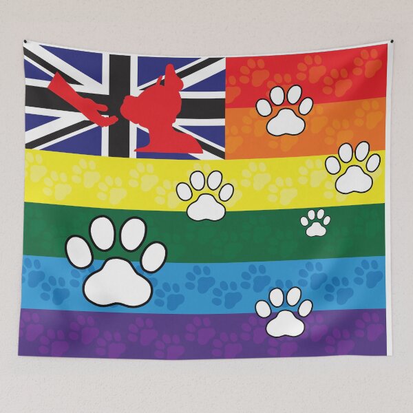 Item preview, Gay Australian Pup Pride Flag designed and sold by NerdyDoggo.