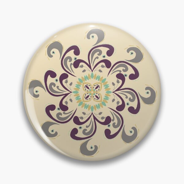 Item preview, Modern Rosemaling Inspired Swirl designed and sold by Nadia Arsky.