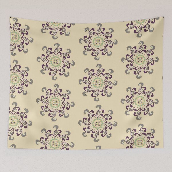 Item preview, Modern Rosemaling Inspired Swirl designed and sold by Nadia Arsky.