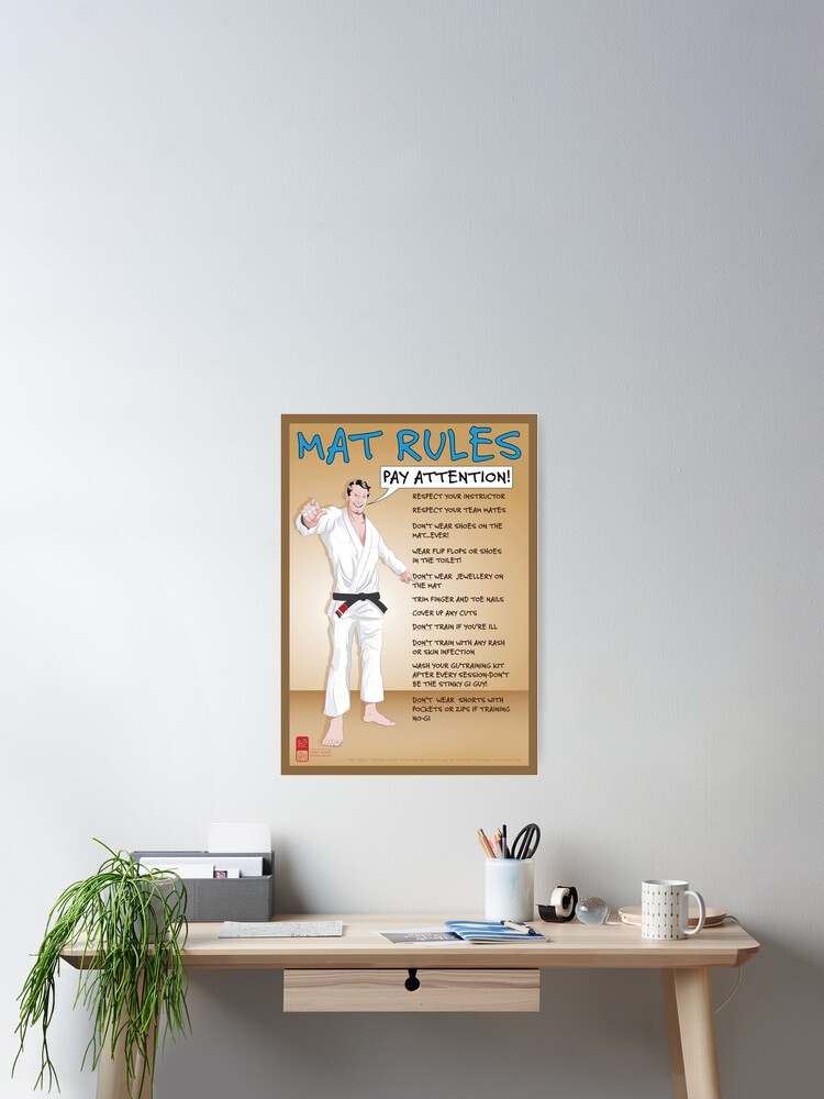 Thumbnail 1 of 3, Poster, Mat Rules Poster designed and sold by CHOKEBRAND.