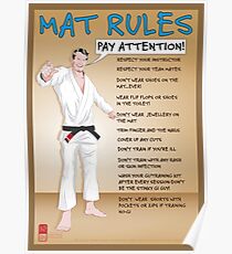 Mat Rules Poster Poster