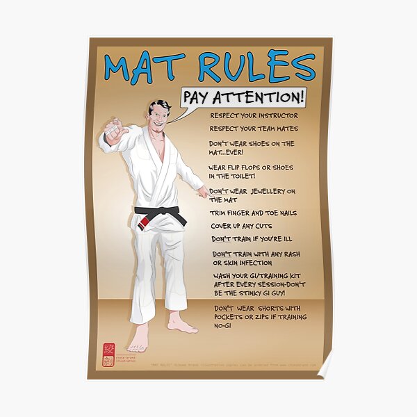 Mat Rules Poster Poster