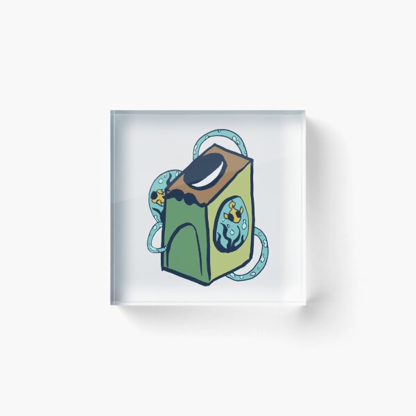 Aperçu de l'œuvre Monstre Fishy Box - Coloré| Cadeau parfait créée et vendue par marielones.