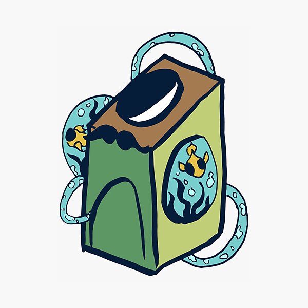 Aperçu de l'œuvre Monstre Fishy Box - Coloré| Cadeau parfait créée et vendue par marielones.