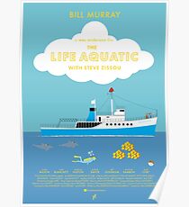The Life Aquatic with Steve Zissou Movie Poster (alt version) Poster