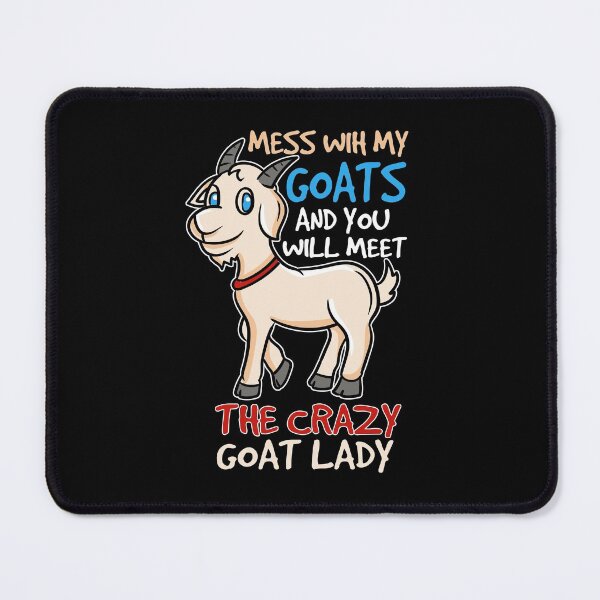 Item preview, Cute Goats Meet The Crazy Goat Lady designed and sold by Betsytiptoe.