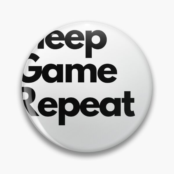 Artikelvorschau, Eat Sleep Game Repeat entworfen und verkauft von crowandpitcher.